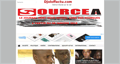Desktop Screenshot of djoloffactu.com