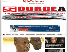 Tablet Screenshot of djoloffactu.com